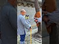 Kung Fu Monk Performing Shaolin Kung Fu