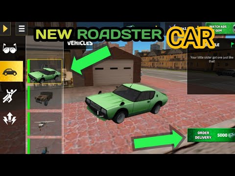 new roadster car in rope Hero vice town||new update rope Hero vice town