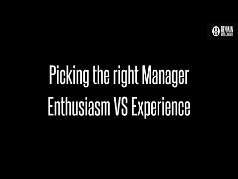How to Pick the Right Manager as an Artist. Enthusiasm VS Experience on Ask Renman Q&A