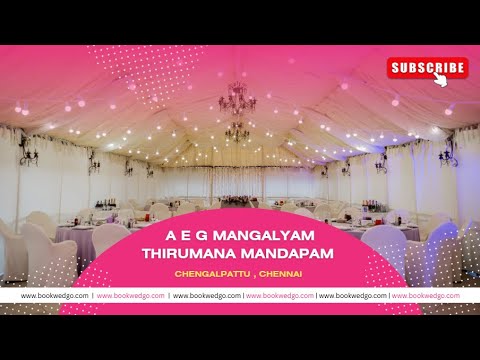 A.E.G Mangalya Thirumana Mandapam A/C in WALAJABAD , CHENNAI | Best Mandapam with 300+ Capacity