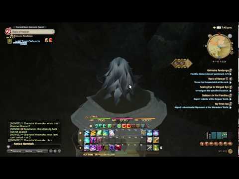 FINAL FANTASY XIV - Class Quest - Arcanist LVL 25 - Grimoire Fandango