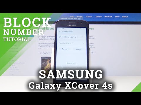 How to Block Number in SAMSUNG Galaxy Xcover 4s – Make Blacklist