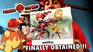 PYRA AND MYTHRA AMIIBO UNBOXING... FINALLY OBTAINED - Magbo Gaming