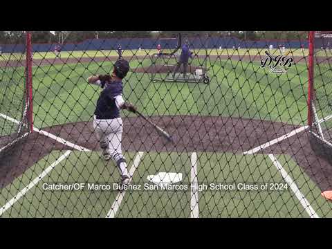 Catcher/OF Marco Duenez San Marcos High School Class of 2024
