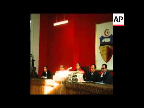 SYND 24/05/1970 THE TUNISIAN SUPREME COURT SENTENCE AHMED BEN SALAH, THE FORMER ECOMOMICS MINISTER,