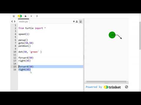 Python Turtle Repeating Commands With A For Loop