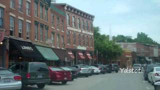 preview picture of video 'Driving Through Downtown Galena, Illinois'