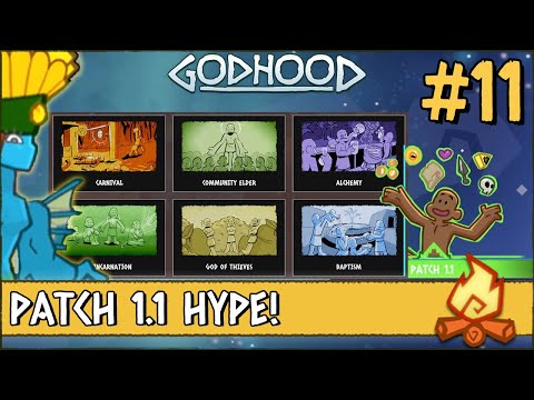 Godhood Let's Play #11 - Patch 1.1 Hype!