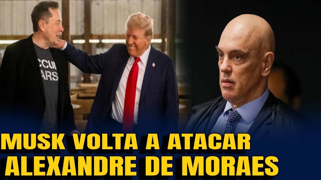 #2 DELEGAÇÃO DOS EUA Virá ao Brasil! MUSK VOLTA A TACAR MORAES E COGITA SANÇÕES