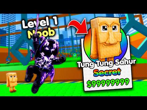 Starting Over as NOOB with OP SECRET in Swing Obby For Brainrots! (Roblox)