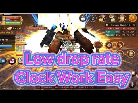 Flyff Universe -Clockworks Dungeon(Easy mode) lvl 92 BRingMaster