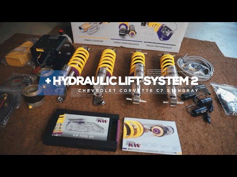 KW V3 Coilover inox & HLS 2 - Chevrolet Corvette C7