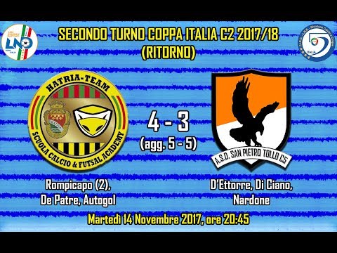 Hatria Team 4 - 3 SAN PIETRO TOLLO C5 || Highlights 2° Turno Coppa Italia (ritorno)
