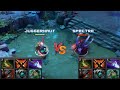 Dota 2 | Juggernaut vs Spectre lvl 30 | Normal Attacks Only | Same Full Items
