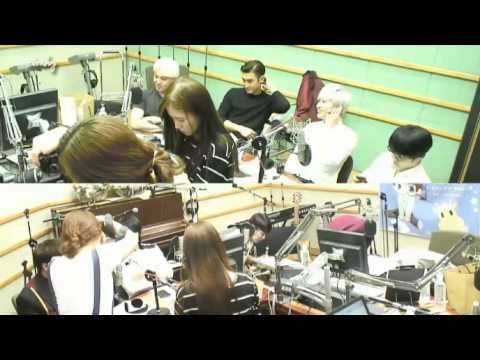 140910 #SuperJunior off scene photo taking KTR #MAMACITA