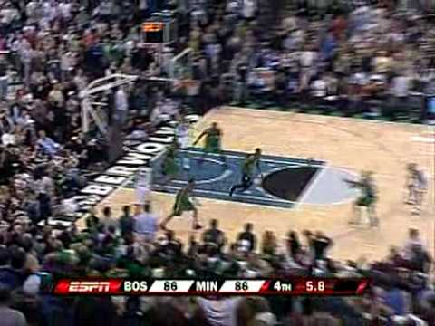 Kevin Garnett - BOS at MIN (Feb 8, 2008)