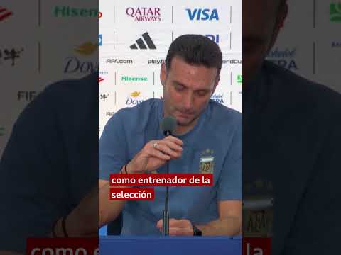Scaloni rompe en llanto tras la final del Mundial