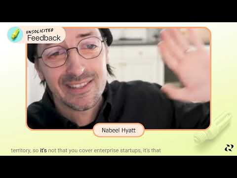 Unsolicited Feedback S1EP15 w/ Nabeel Hyatt - YouTube