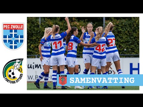 Samenvatting PEC Zwolle Vrouwen - Fortuna Sittard Vrouwen | Vrouwen Eredivisie