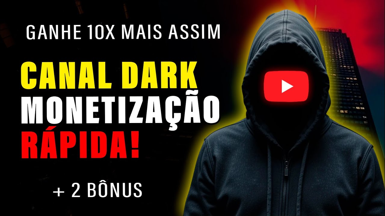GANHE 10X MAIS QUE A MAIORIA COM CANAL DARK NO YOUTUBE
