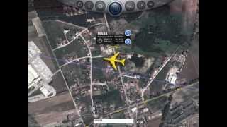 preview picture of video 'Malaysia Airline MH4 passing by Srem, Poland, 20 Sep 2012'