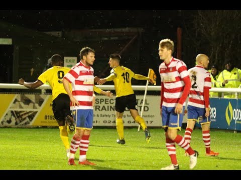 Leamington vs Kingstonian - FA Trophy 2nd Round Replay - Highlights - January 14th 2020