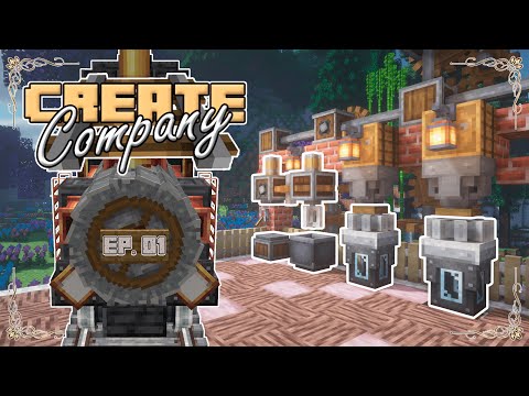 O INICIO DO MELHOR MODPACK DO CREATE! - Minecraft Create Company (1.19 + Mods)