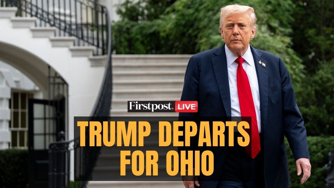 Donald Trump LIVE: US President Trump Departs for a Visit to Ohio and Kentucky