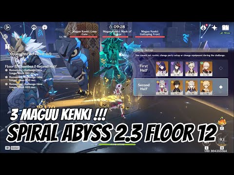 New Spiral Abyss 2.3 Floor 12 Perfect Clear Raiden Team and Geo Team | Genshin Impact