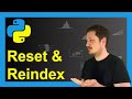Reindex Reset Index Of Pandas DataFrame From 0 In Python 3 Examples Reset Index Sort Index