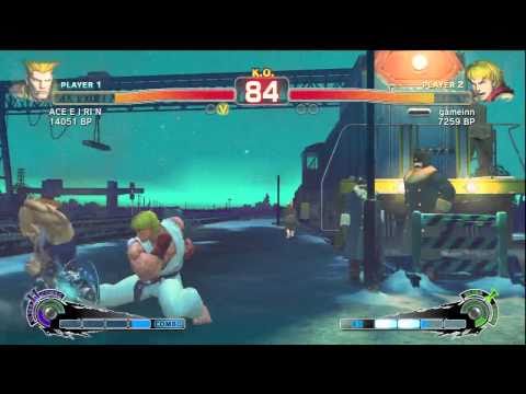 SSF4: ACE E I RI N (Guile) VS gameinn (Ken)