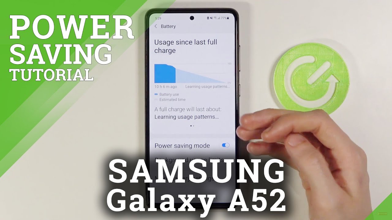 How to Take Care of Battery in SAMSUNG Galaxy A52 – Open Battery Settings