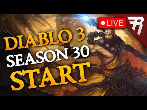One Last Time! Diablo 3 Season 30 Leveling Gameplay