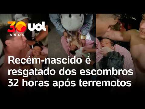 Terremoto na Venezuela: bebê de 18 dias é resgatado com vida 32 horas após tremor; veja vídeo