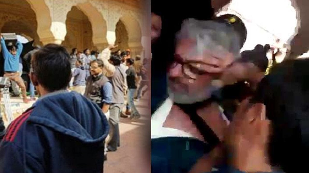 SHOCKING!! Sanjay Leela Bhansali Slapped By A Bunch Of Protesters In Rajasthan On Padmavati Sets