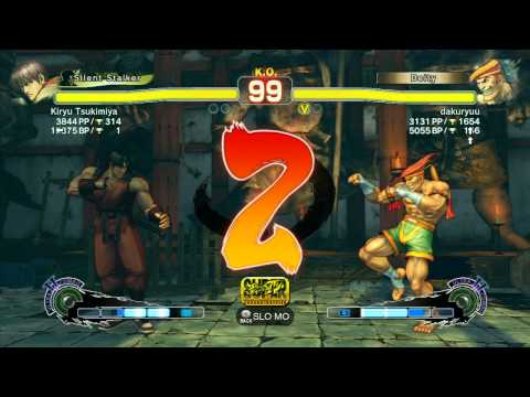 SSF4 AE: Kiryu Tsukimiya (Guy) vs dakuryuu (Adon) - Ranked Match (720p HD)