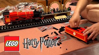 Building LEGO Hogwarts Express Set 76405 (Timelapse) by Beyond the Brick