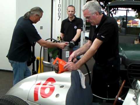 Thumbnail for "Silver-arrow in the refueling"Mercedes W165 in the refueling by Renault