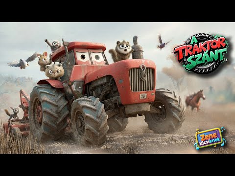 A Traktor Szánt 🚜 | Vidám Magyar Gyerekdal Traktorról és Munkagépekről