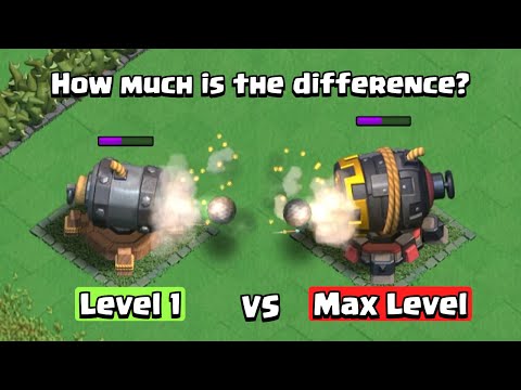 Level 1 Defense VS Max Level Defense | Clan Capital | Clash of Clans