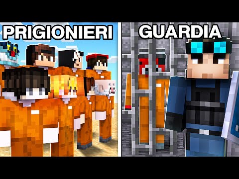 TUTTI I MIEI AMICI IN PRIGIONE! GUARDIE E LADRI SU MINECRAFT!!