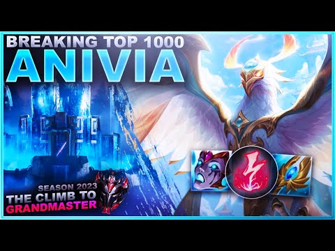 BREAKING TOP WORLD 1000? ANIVIA! - Climb to Grandmaster | League of Legends