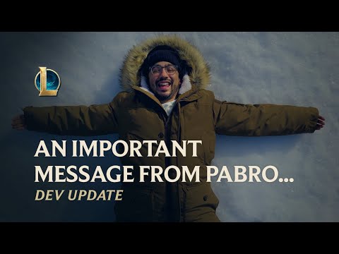 An Important Message from Pabro...