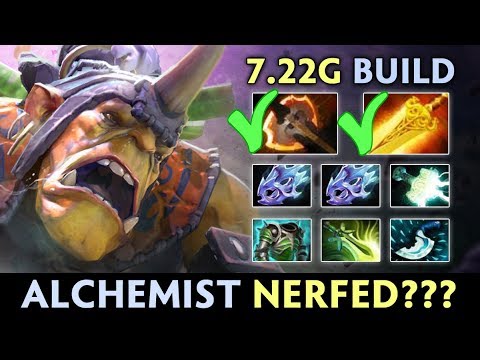 How to BUILD 7.22g Alchemist after NERF — MAX FARM + MAX ATTACK SPEED by Gabbi