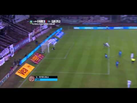 Gol de Ayala. Lanús 1 Tigre 0.Fecha 12.Torneo Primera División 2015.FPT