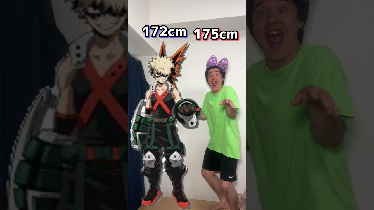 Shoma vs My Hero Academia Character height comparison #myheroacademia Academia  #shorts