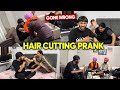 HAIR CUT PRANK ON FAMILY AND FRIENDS😱 - MOST DIFFICULT PRANK EVER😭 - BEING BRAND
