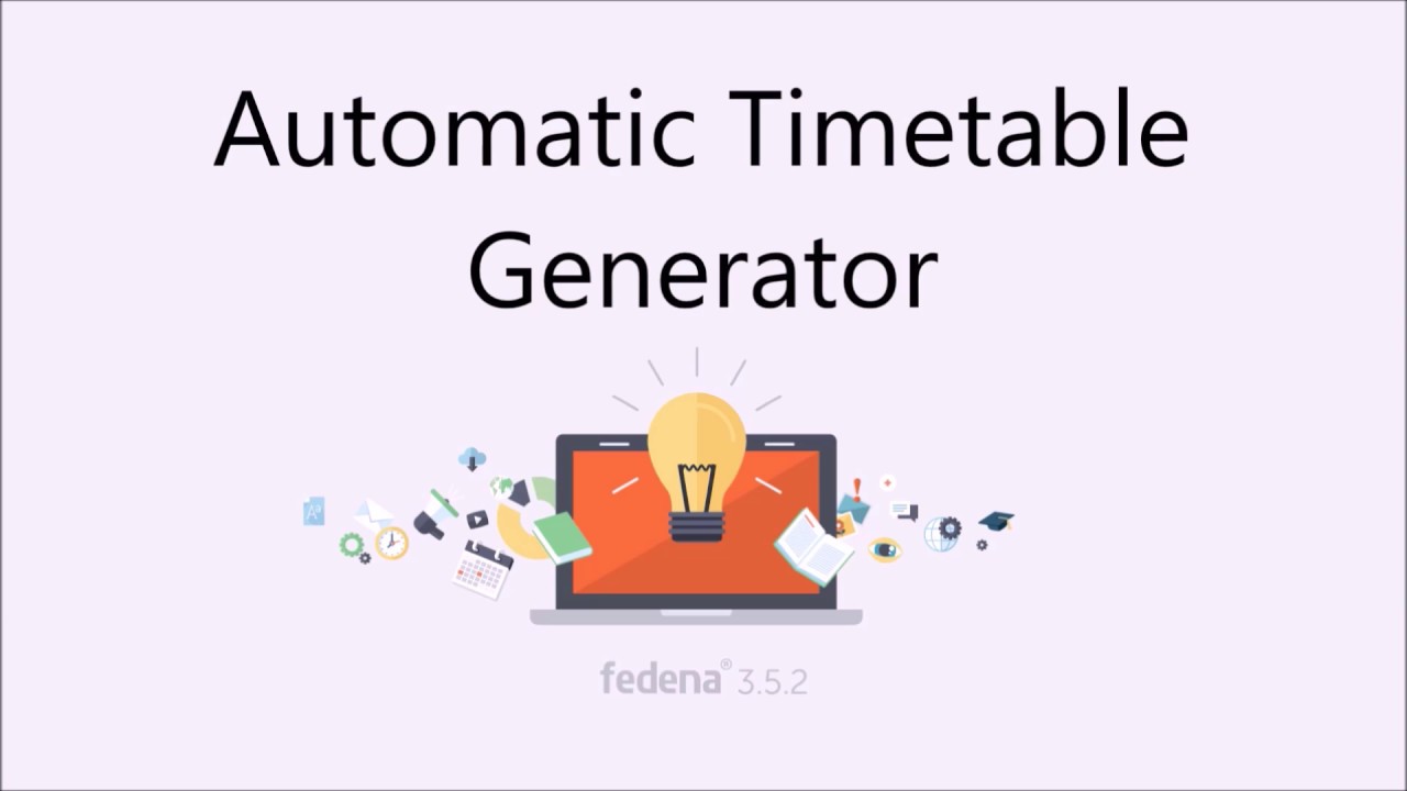 Fedena - Automatic Timetable Generator