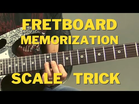 Monday Guitar Motivation: Fretboard Scale Memorization Trick