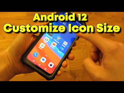 Android 12 - How to Resize Icons | Customize Icon Shapes | Change Icon Size
